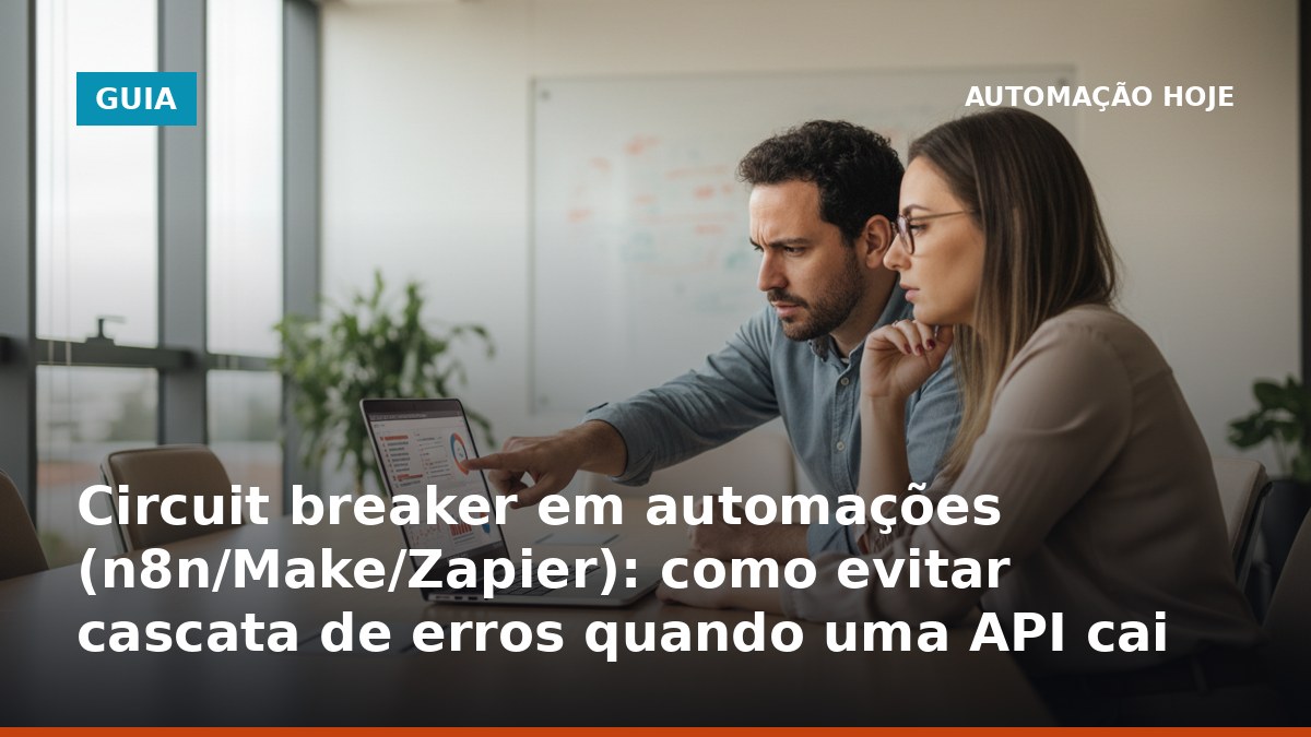 Como usar circuit breaker em automações n8n e Make para evitar cascata de erros