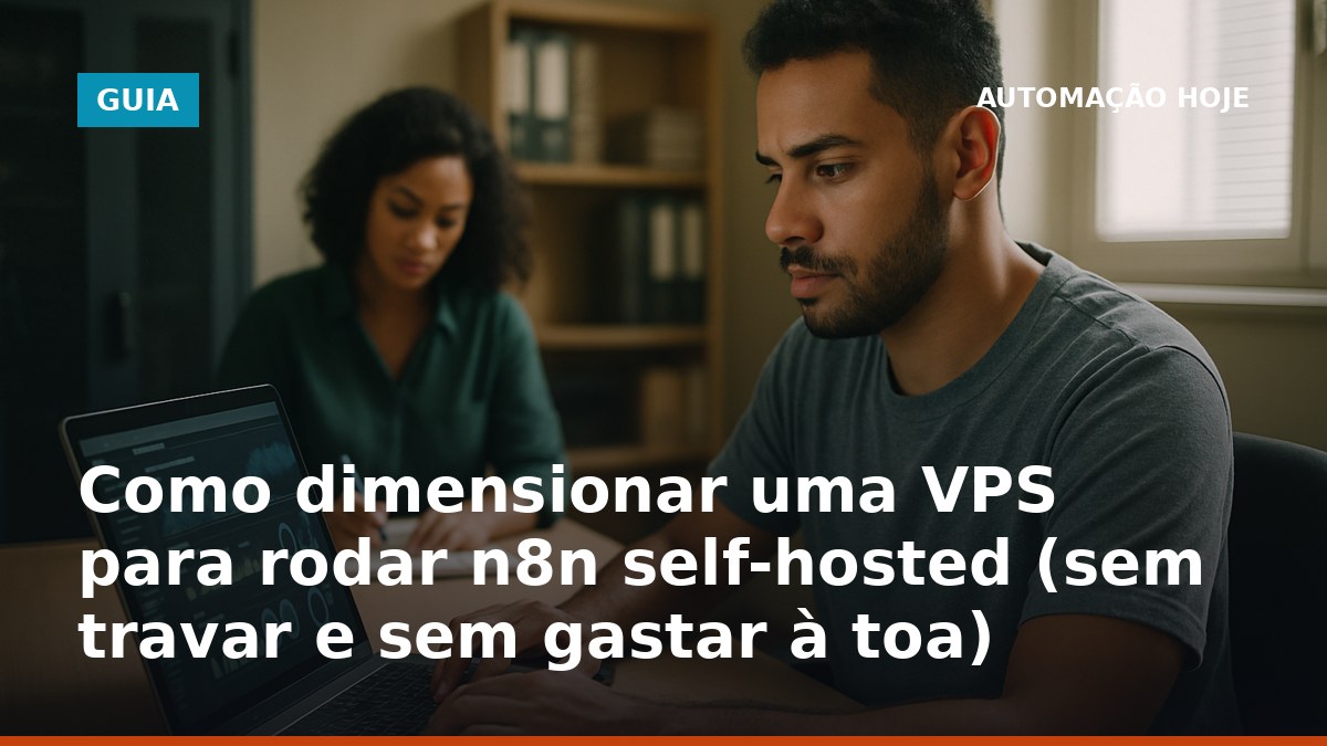 Como dimensionar VPS para rodar n8n self-hosted no Brasil sem travar